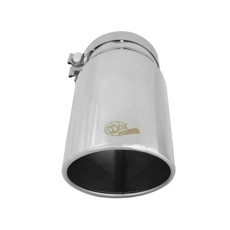 aFe Universal Bolt On Exhaust Tip Polished 5in Inlet x 6in Outlet x 12in Long-SR1 Performance