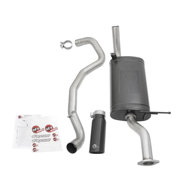 aFe MACHForce XP 2-1/2in 304 SS Cat Back Exhaust w/ Black Tips 2001-2016 Nissan Patrol (Y61) 4.8L-SR1 Performance
