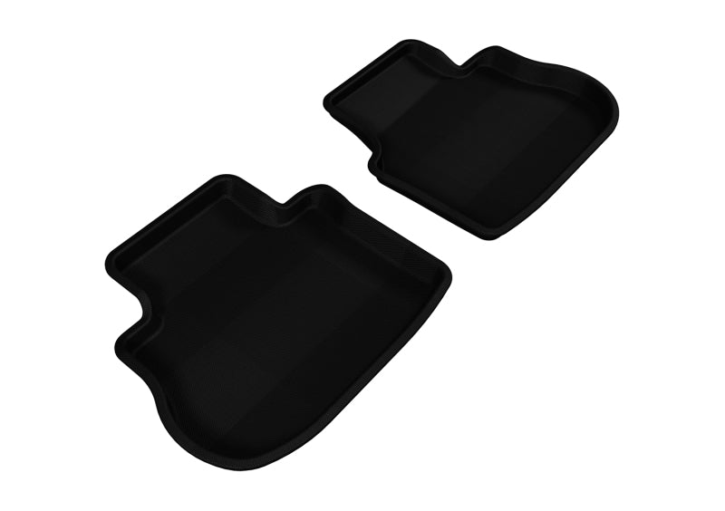 3D MAXpider 2003-2008 Infiniti FX35/45 Kagu 2nd Row Floormats - Black-SR1 Performance