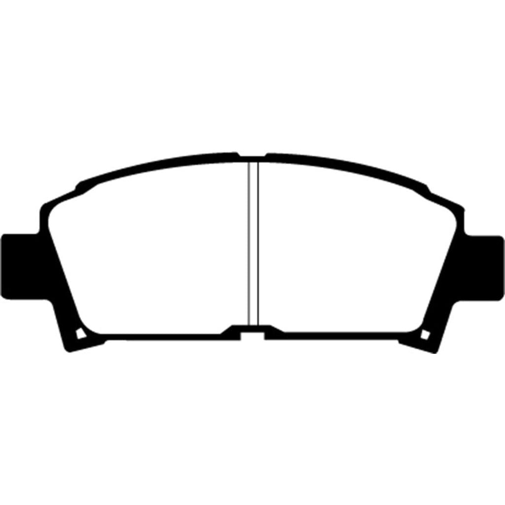 EBC Yellowstuff Front Brake Pads for Toyota MR2 1993-1995 - High Performance Street and Track Use