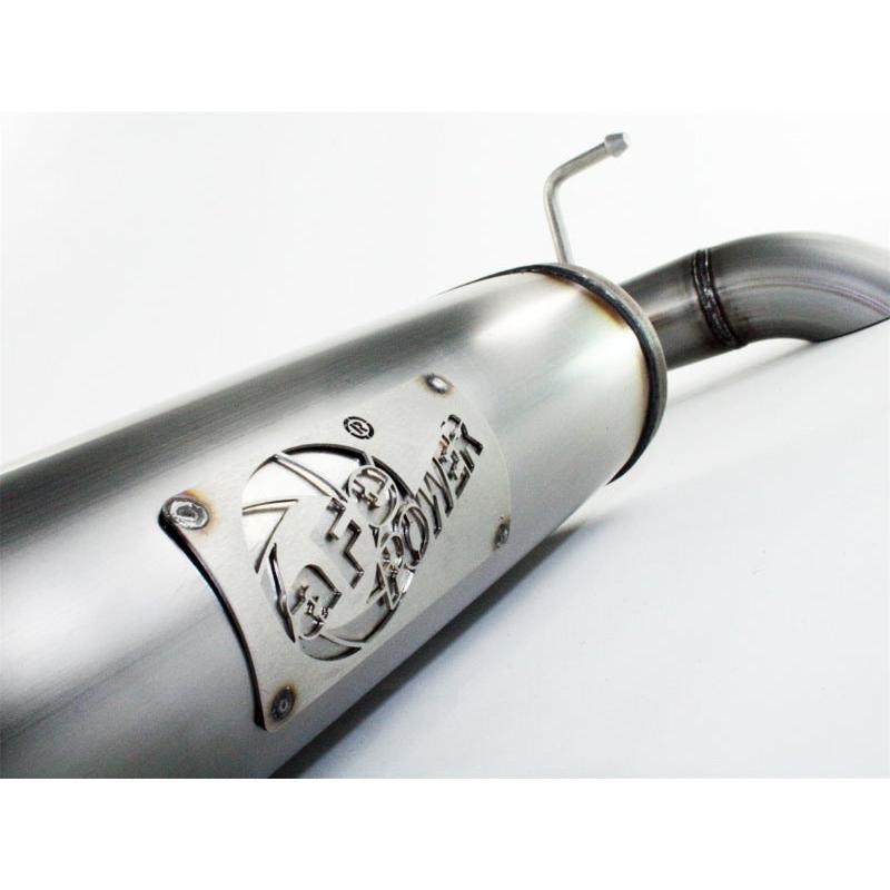 aFe MACHForce XP 07-17 Jeep Wrangler V6-3.6/3.8L 409 SS 2.5in Axle-Back Exhaust-SR1 Performance