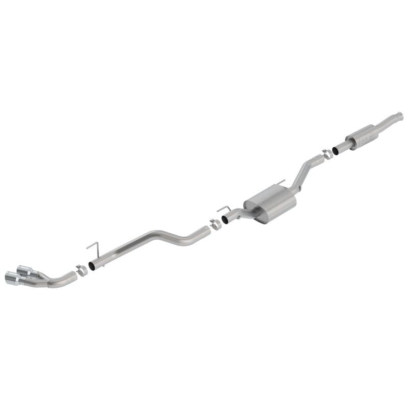 Borla 2020 Jeep Gladiator JT 3.6L V6 AWD ATAK Dual Side Catback w/ Chrome Tips-SR1 Performance
