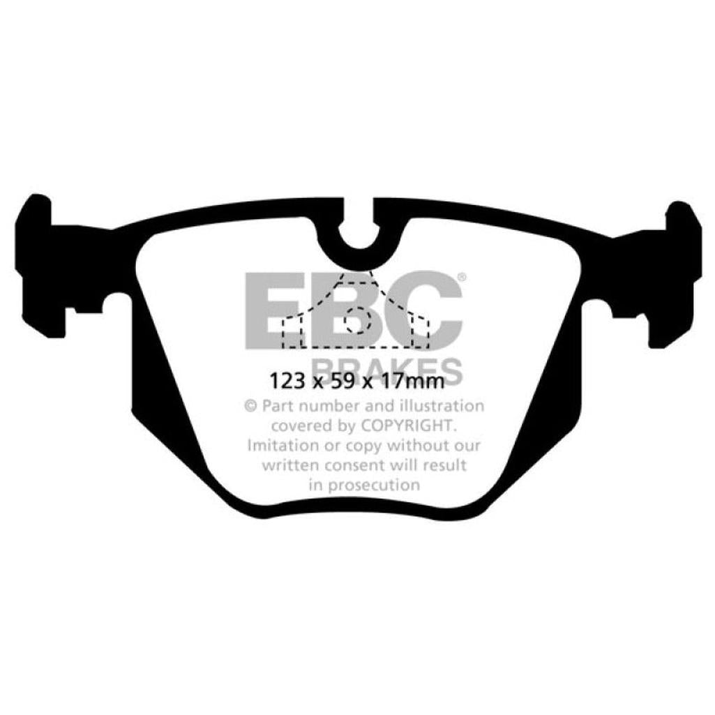 EBC Greenstuff 2000 Series Rear Brake Pads for BMW 840Ci and 850 Series