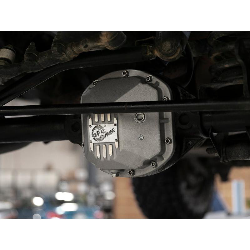 aFe 97-18 Jeep Wrangler TJ/JK Dana 30 Street Series Differential Cover w/ Machined Fins - Raw-SR1 Performance