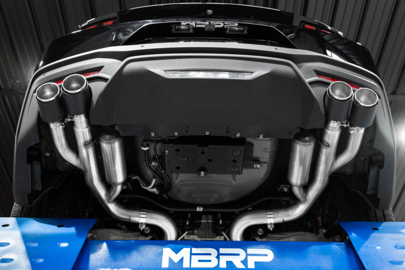 MBRP 2018+ Ford Mustang GT 5.0L T304 SS 3in Street to Race Conversion Kit-SR1 Performance