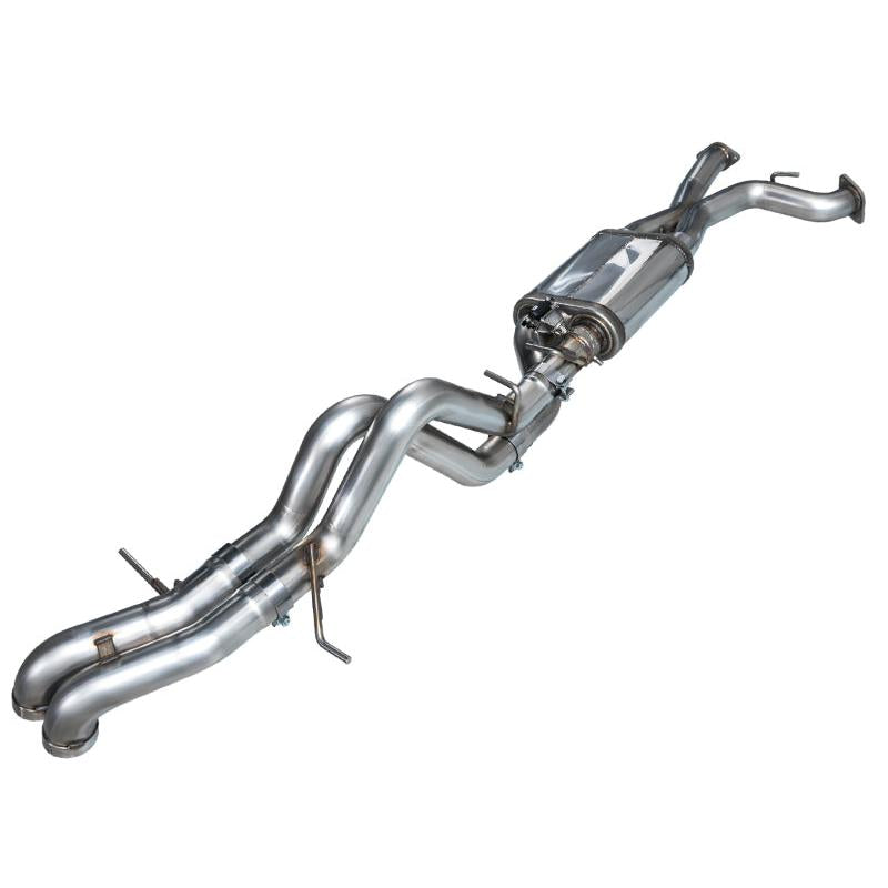 AWE Tuning 22-24 Ford Bronco Raptor 4WD Dual BashGuards Cat-Back SwitchPath Exhaust (No Tips)-SR1 Performance