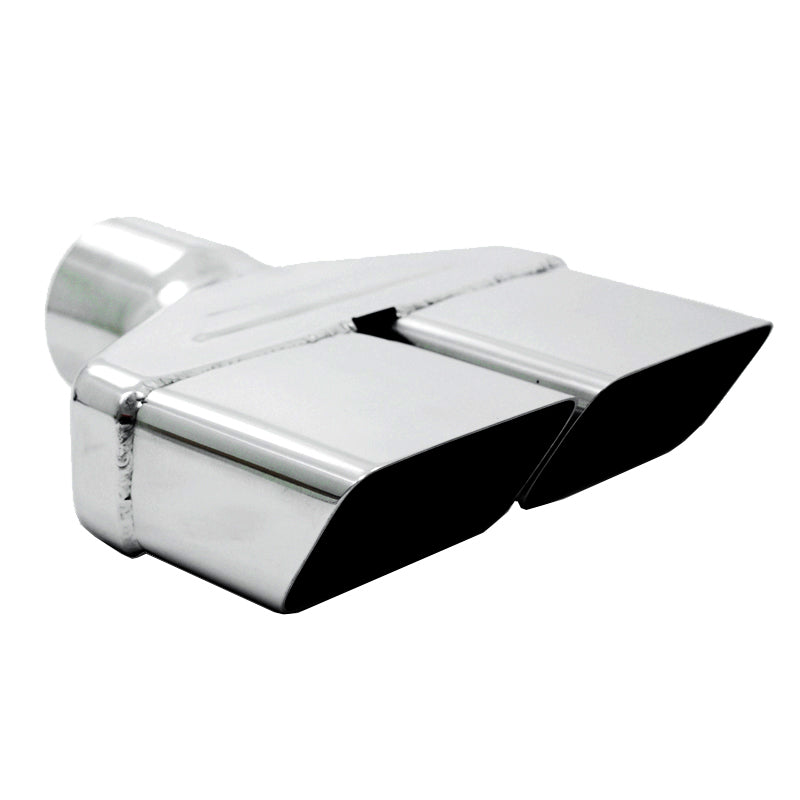 MBRP Universal Tip 8inx 2.375in ID Rectangle 2.5in O.D. inlet 8.25in length T304-SR1 Performance