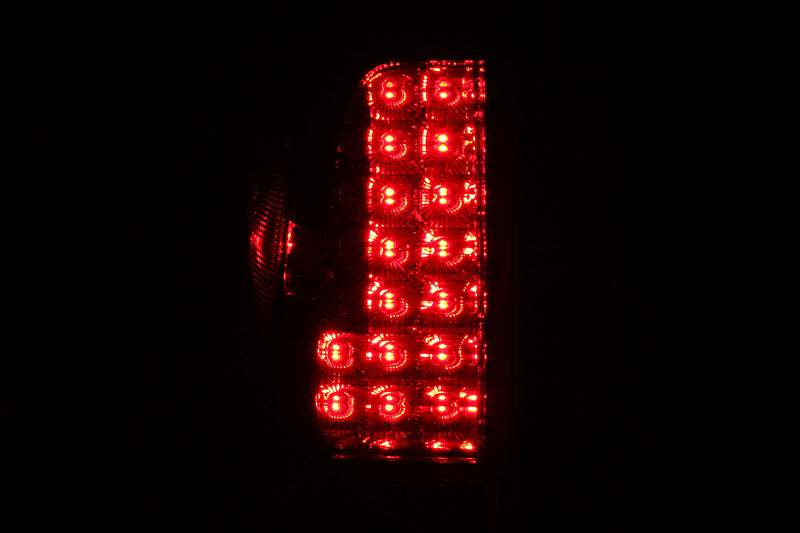 ANZO 2005-2008 Nissan Frontier LED Taillights Red/Clear-SR1 Performance
