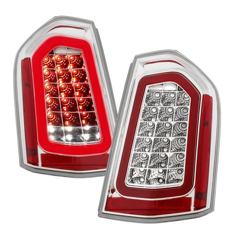 ANZO 11-14 Chrysler 300 LED Taillights Chrome w/ Sequential-SR1 Performance