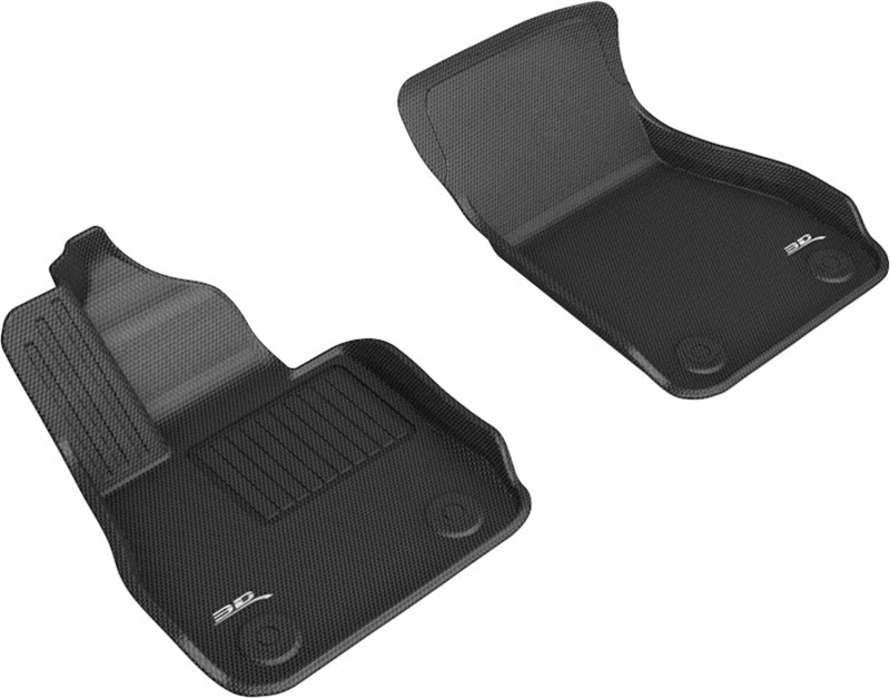 3D Maxpider 20-22 BMW 2 Series Gran Coupe Kagu 1st Row Floormat - Black-SR1 Performance