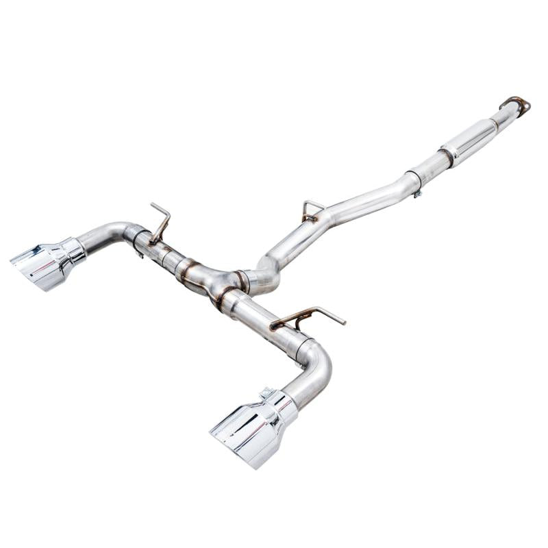 AWE Subaru BRZ/ Toyota GR86/ Toyota 86 Track Edition Cat-Back Exhaust- Chrome Silver Tips-SR1 Performance