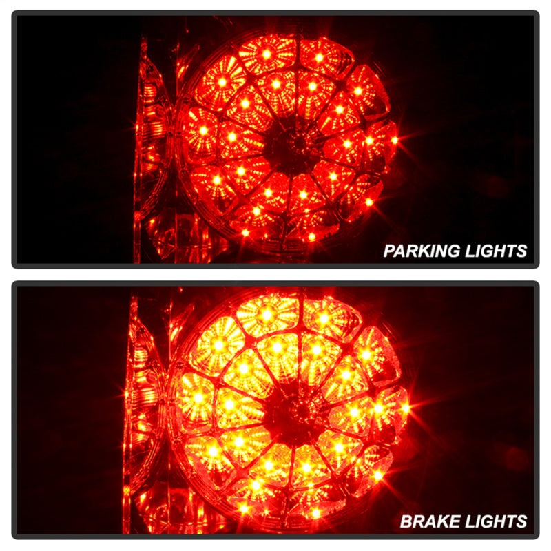 Spyder Toyota Tundra 07-13 LED Tail lights Red Smoke ALT-YD-TTU07-LED-RS-SR1 Performance