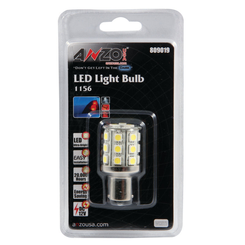 ANZO LED Bulbs Universal LED 1156 White - 24 LEDs 2in Tall-SR1 Performance
