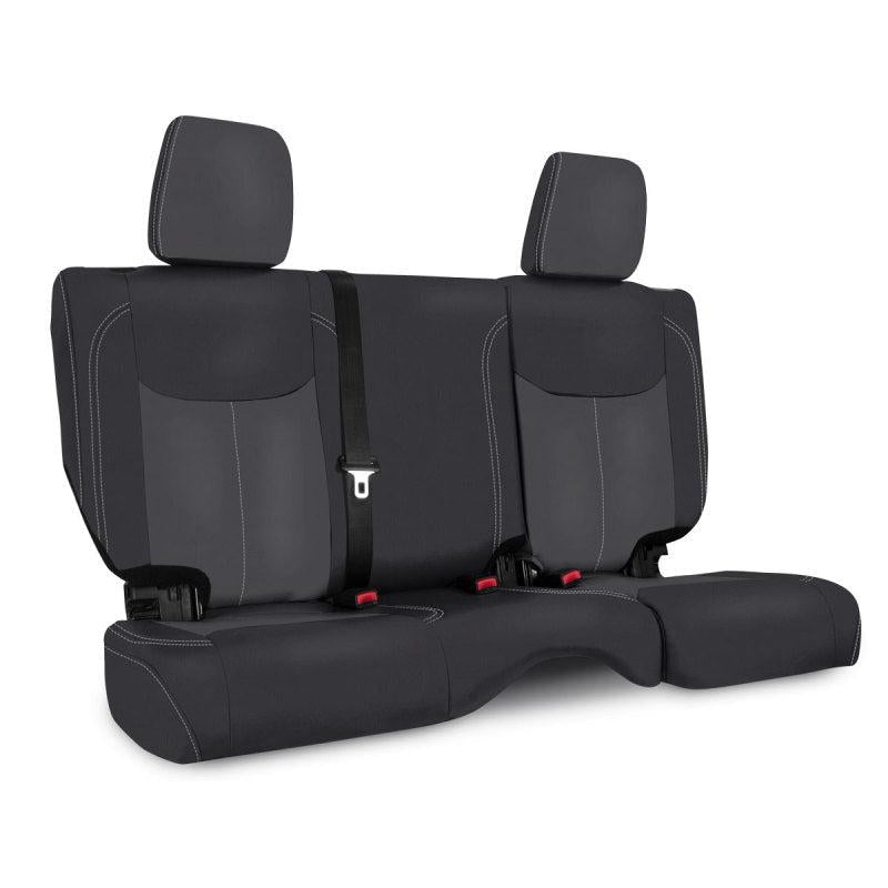 PRP 13-18 Jeep Wrangler JK Rear Seat Cover/2 door - Black/Grey-SR1 Performance
