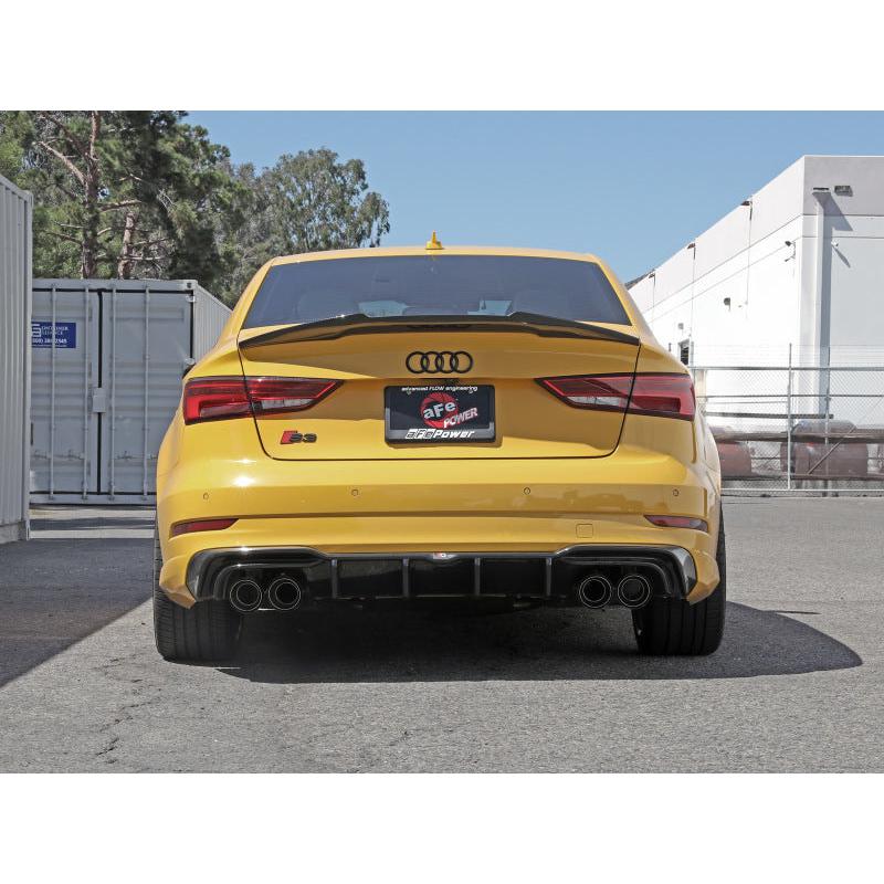 aFe MACHForce XP 3in-2.5in 304SS Exhaust Cat-Back 15-20 Audi S3 L4-2.0L (t) - Carbon Tips-SR1 Performance