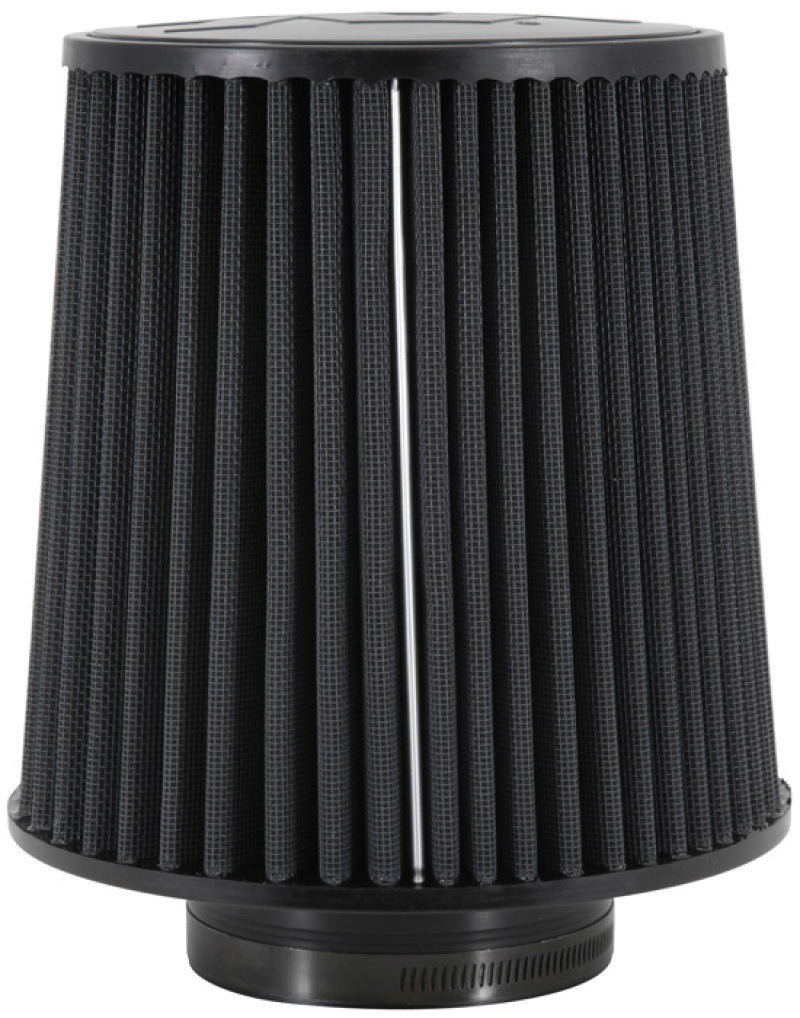 K&N Universal Rubber Filter-Round Tapered 4in Flange ID x 8in Base OD x 6.625in Top OD x 8in H-SR1 Performance