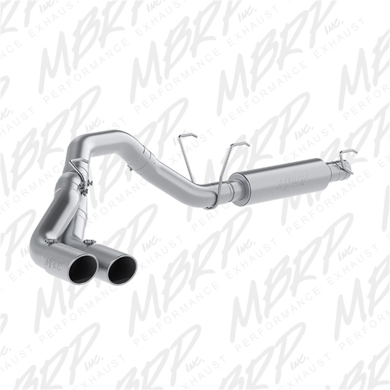 MBRP 14-16 Ram 2500/3500 6.4L 4in 409 SS Single Side Dual Outlet Cat Back Exhaust-SR1 Performance