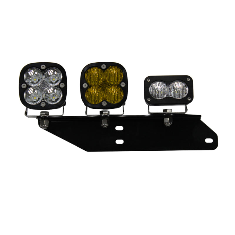 Baja Designs 17-18 F-150 Raptor Fog Light & Sportsmen Fog Pocket Kit - Amber-SR1 Performance