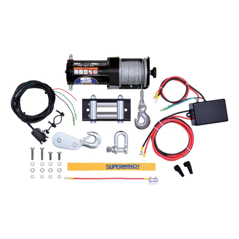 Superwinch 2000 LBS 12V DC 5/32in x 49ft Steel Rope LT2000 Winch-SR1 Performance