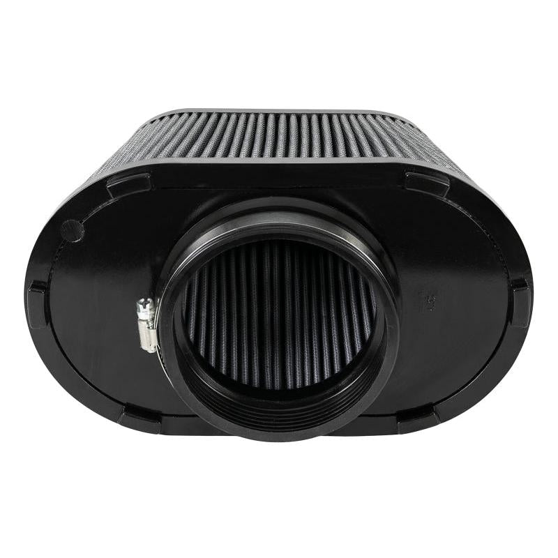 aFe Magnum FLOW Pro DRY S Universal Air Filter F-5in. / B-(8.5 x 4) MT2 / T-(7.5) / H-9in.-SR1 Performance