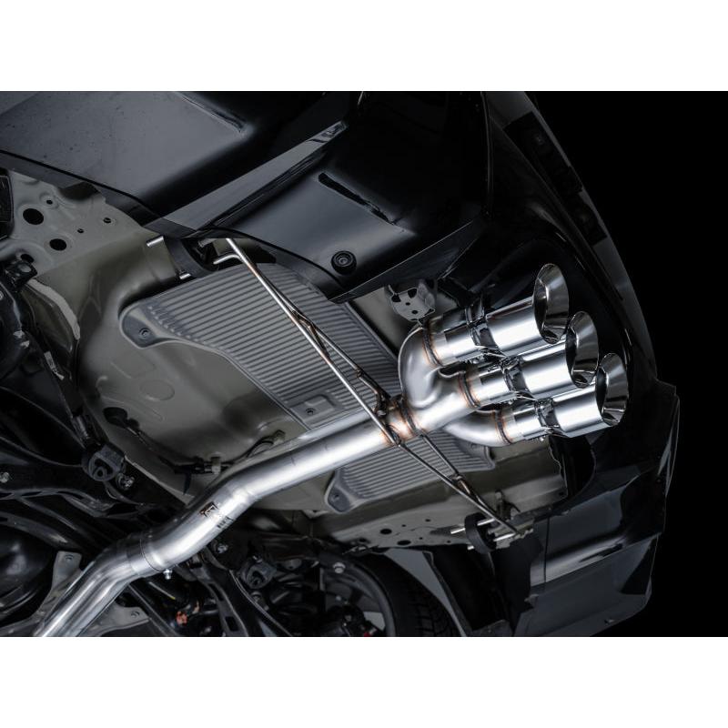 AWE Tuning 2024 Acura Integra Type S DE5 FWD Track Edition Exhaust w/ Triple Chrome Silver Tips-SR1 Performance