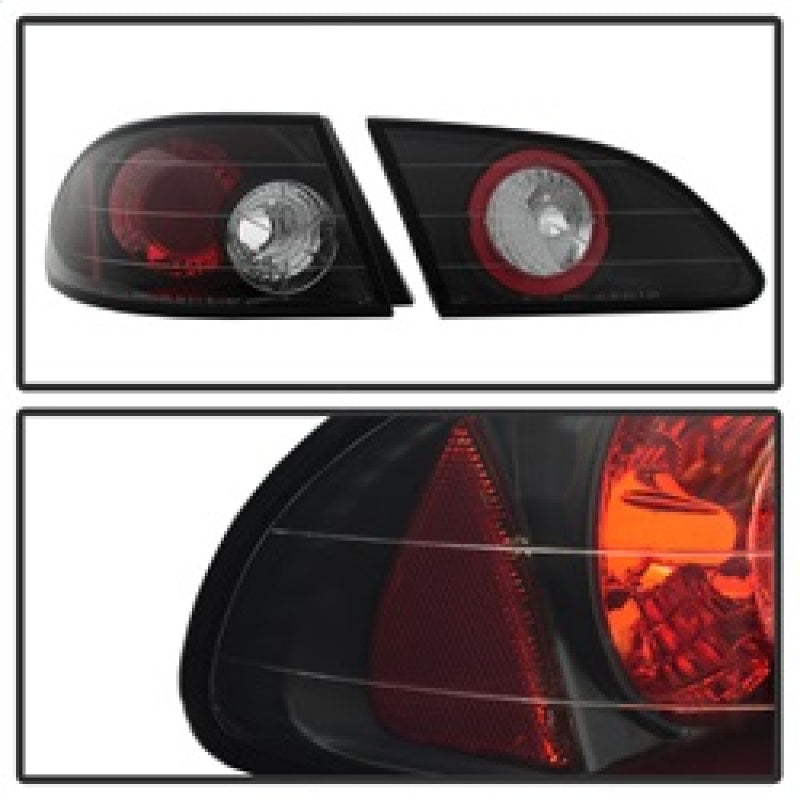 Spyder Toyota Corolla 98-02 Euro Style Tail Lights Black ALT-YD-TC98-BK-SR1 Performance