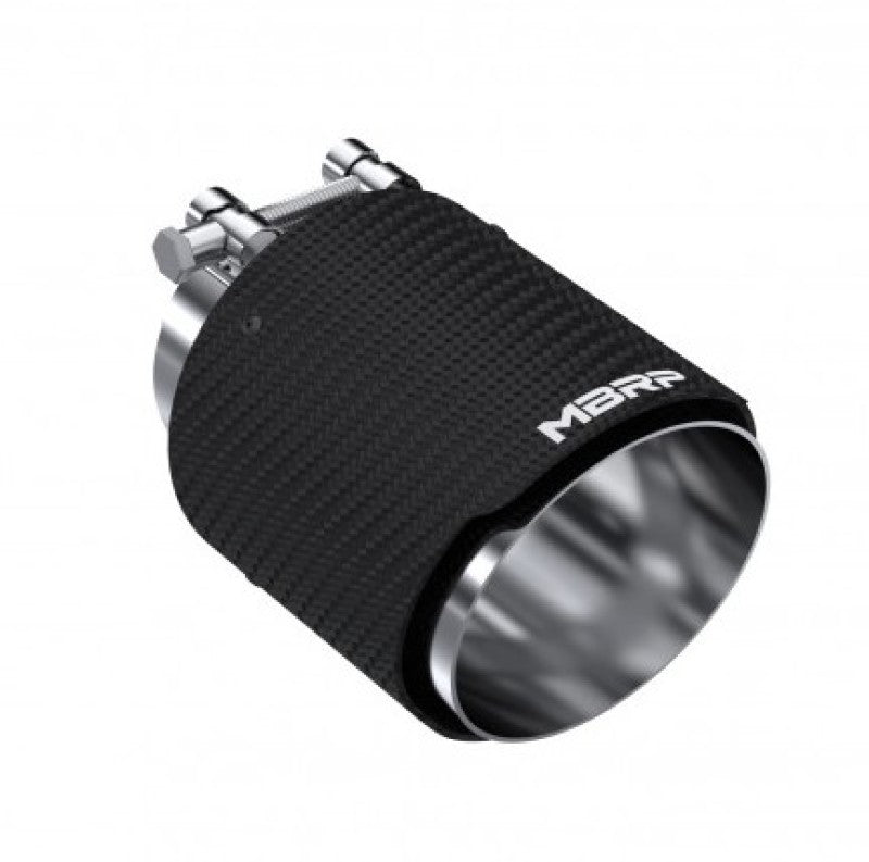 MBRP Universal Carbon Fiber Dual Wall Tip 4.5in OD/3in Inlet/6.13in L-SR1 Performance