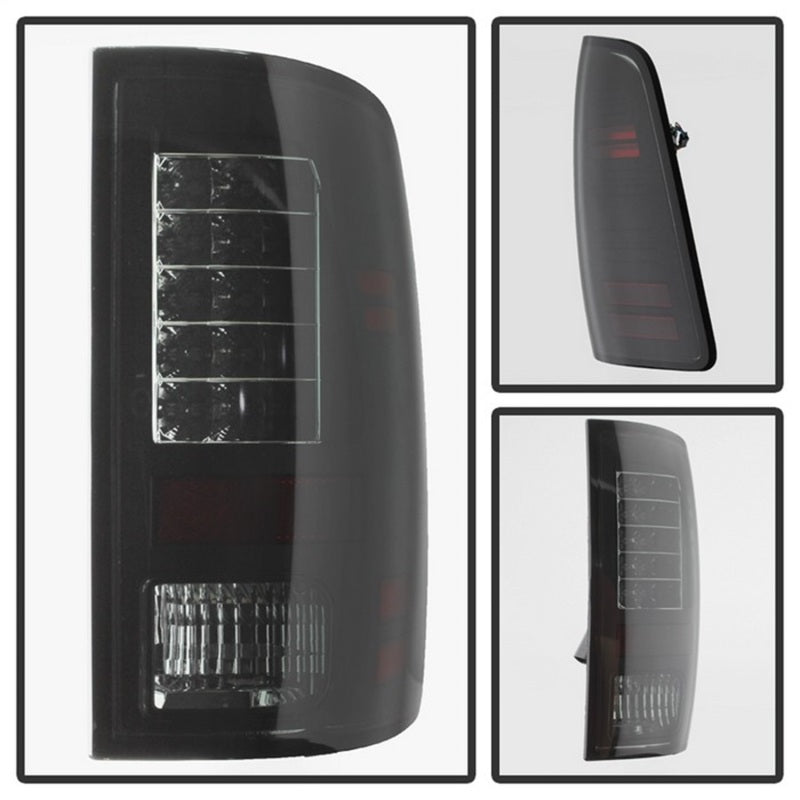 Spyder Dodge Ram 1500 09-14 LED Tail Lights Incandescent- Blk Smke ALT-YD-DRAM09-LED-BSM-SR1 Performance