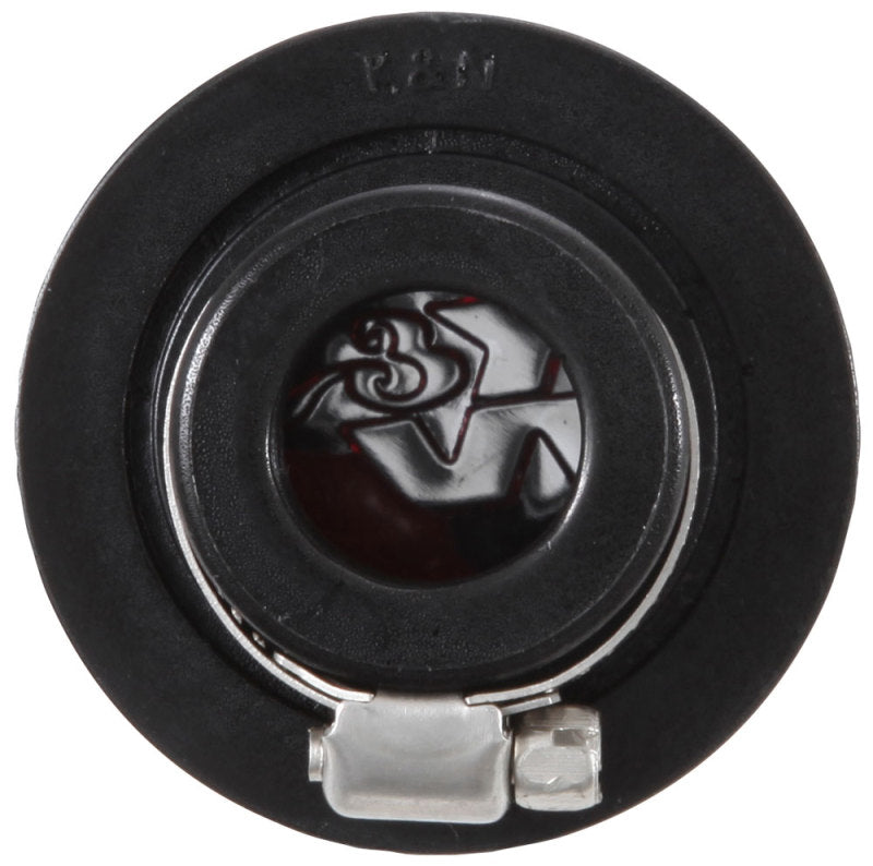 K&N 1.25in Flange ID x 3in OD x 2.5in H Rubber Base Crankcase Vent Filter-SR1 Performance