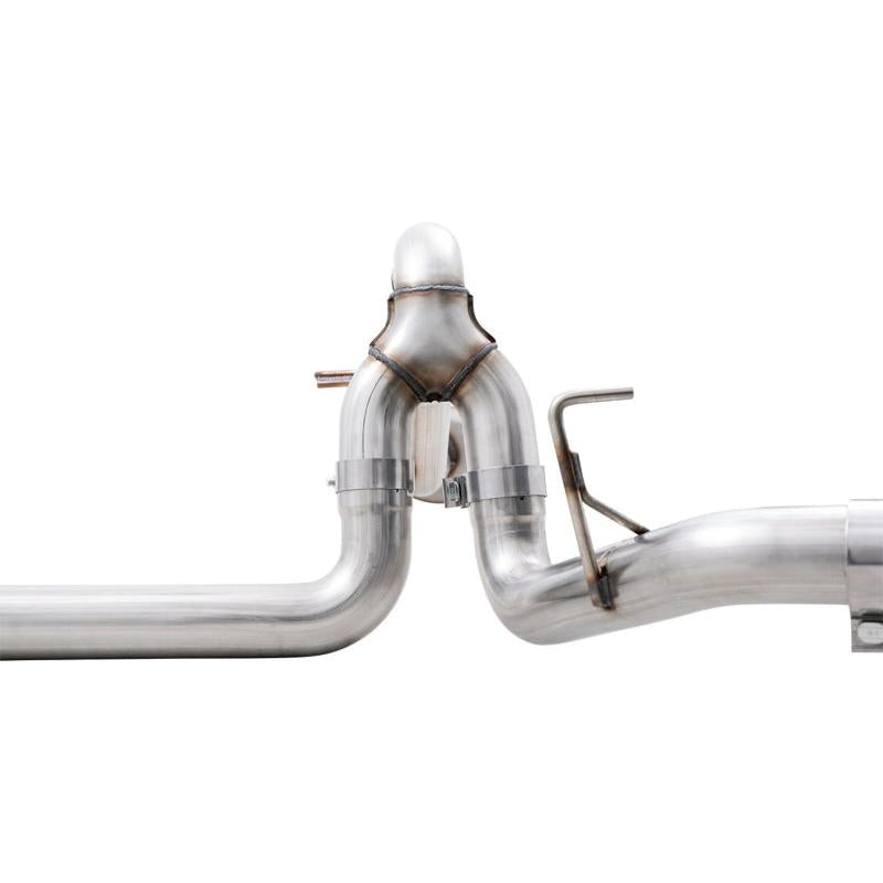 AWE 0FG 21+ Ford F150 Dual Split Rear Cat-Back Exhaust- 5in Diamond Black Tips-SR1 Performance