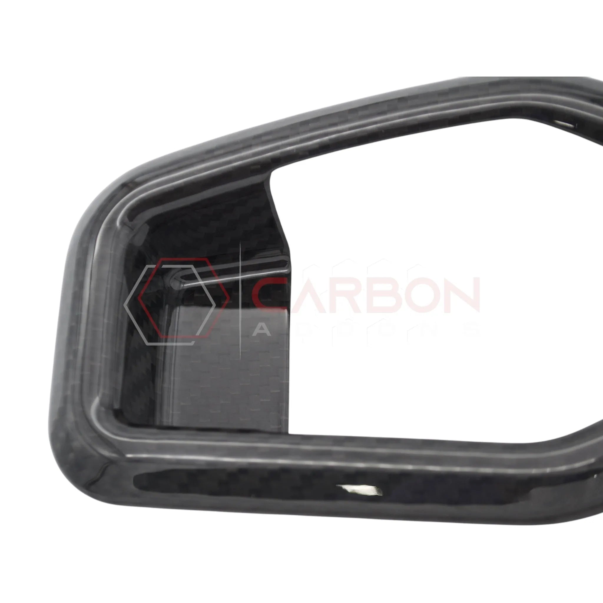2024+ S650 Mustang Seat Rear Handle Outer Trim Hard Carbon Fiber Cover | 2pcs