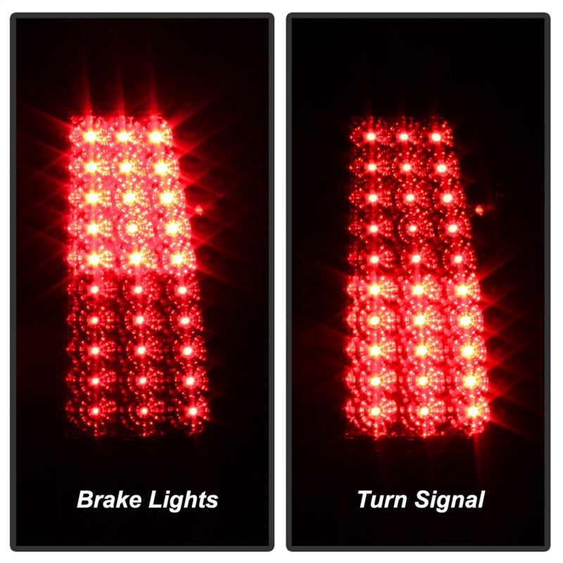 Xtune Chevy Silverado 1500/2500/3500 03-06 LED Tail Lights Red Clear ALT-ON-CS03-LED-RC-SR1 Performance