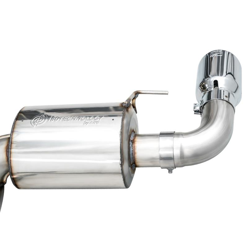 AWE 19-23 BMW 330i / 21-23 BMW 430i Base G2X Touring Axle Back Exhaust - Chrome Silver-SR1 Performance