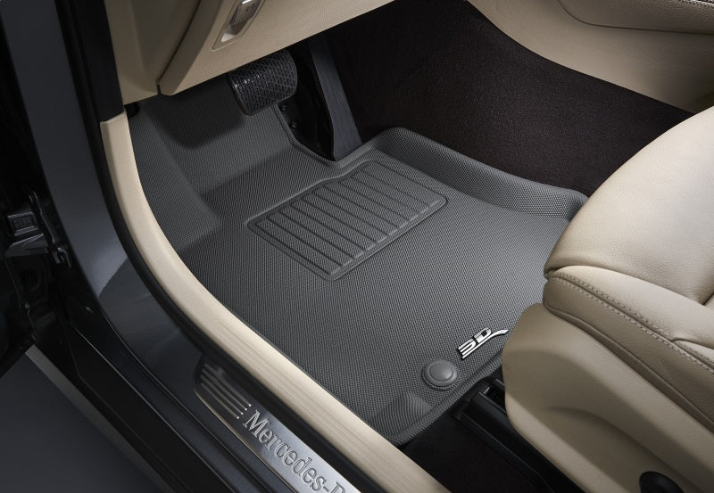 3D MAXpider 2009-2017 Infiniti QX70/QX50/FX35/EX35 Kagu 1st Row Floormat - Gray-SR1 Performance