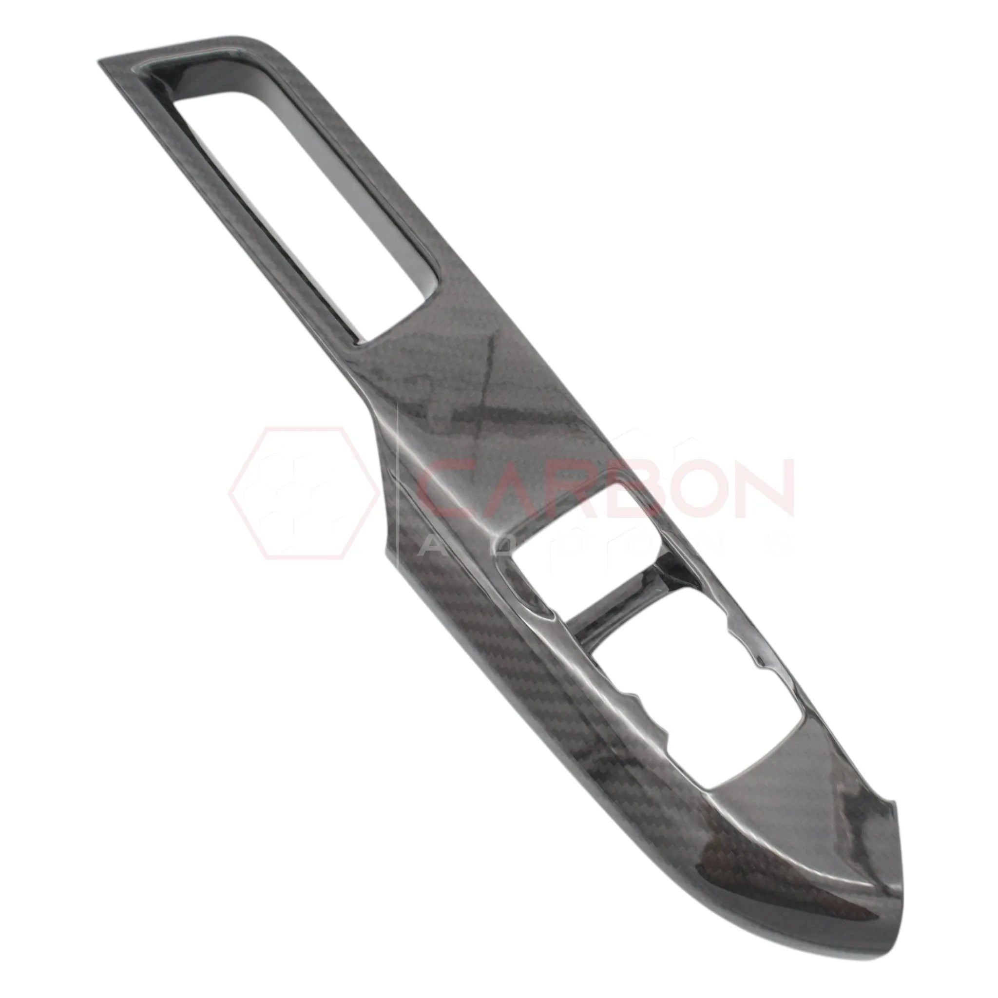 2024+ S650 Mustang Hard Carbon Fiber Window Switch Control Trim Cover | V2