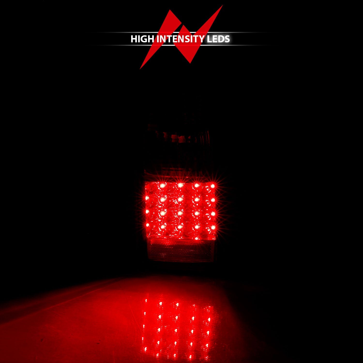 TOYOTA 4RUNNER 01-02 LED TAIL LIGHTS CHROME RED/CLEAR LENS