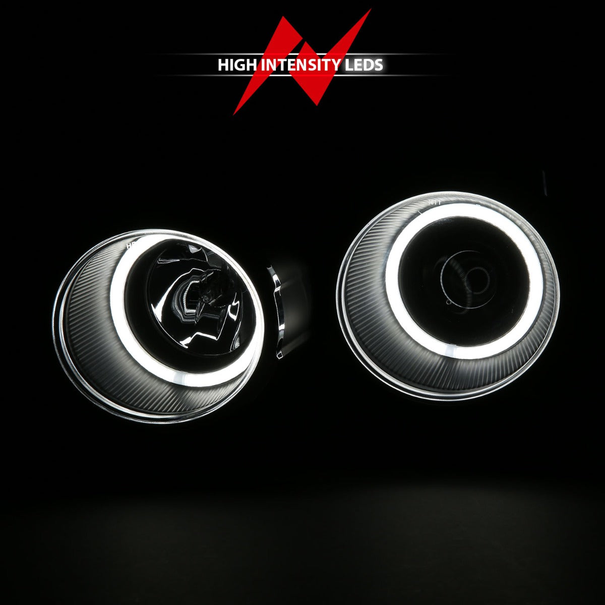 CHEVY SONIC 12-15 4DR/HATCHBACK PROJECTOR HALO HEADLIGHTS BLACK W/ RX HALO
