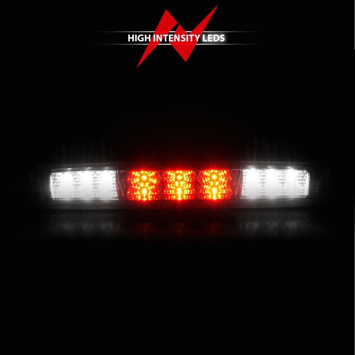 CHEVY SILVERADO / GMC SIERRA 07-13 LED 3RD BRAKE LIGHT CHROME