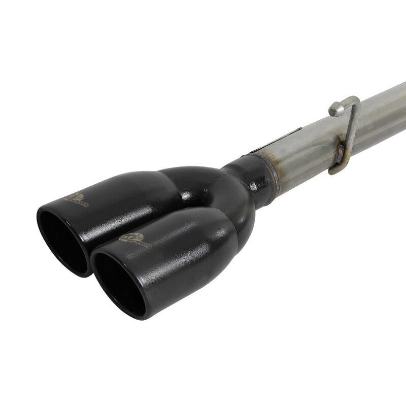aFe Vulcan Series 3-2.5in 304SS Exhaust Cat-Back w/Blk Tips 2019 GM Silverado/Sierra 1500 L4-2.7L(t)-SR1 Performance