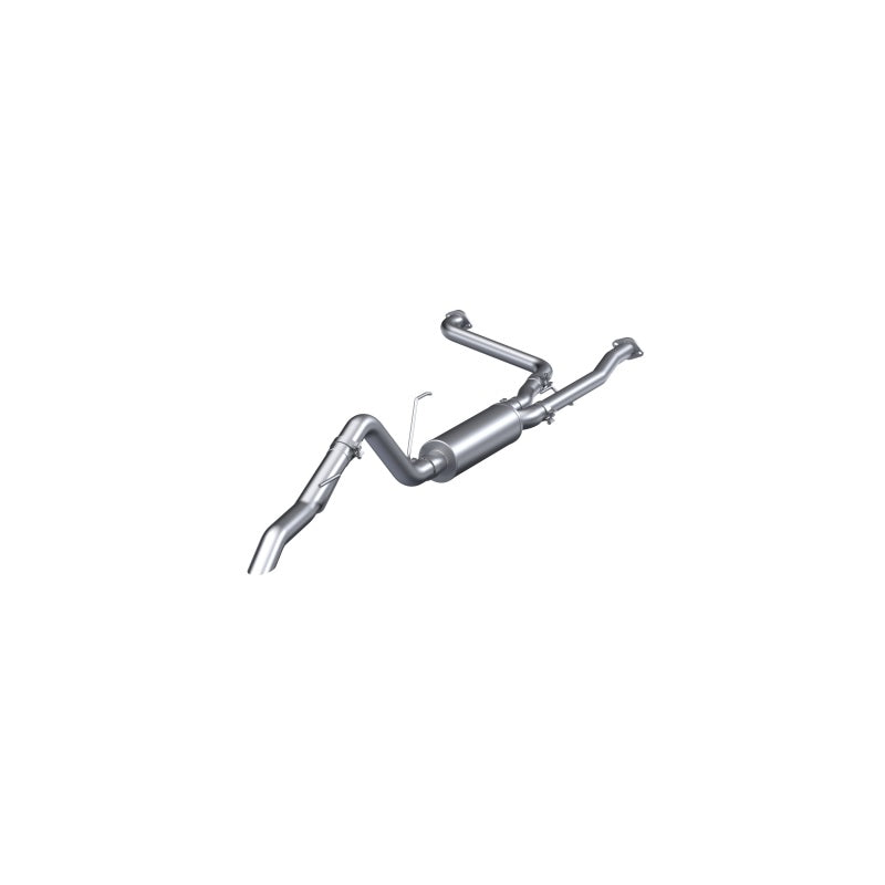 MBRP 22-23 Nissan Frontier 3.8L 3in Tip 3in Cat Back Turndown Exit Street Profile - T304-SR1 Performance