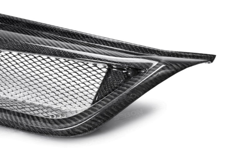 Seibon Carbon Fiber Front Grill for 2011-2014 Subaru Impreza WRX STI - Stylish and Lightweight Upgrade