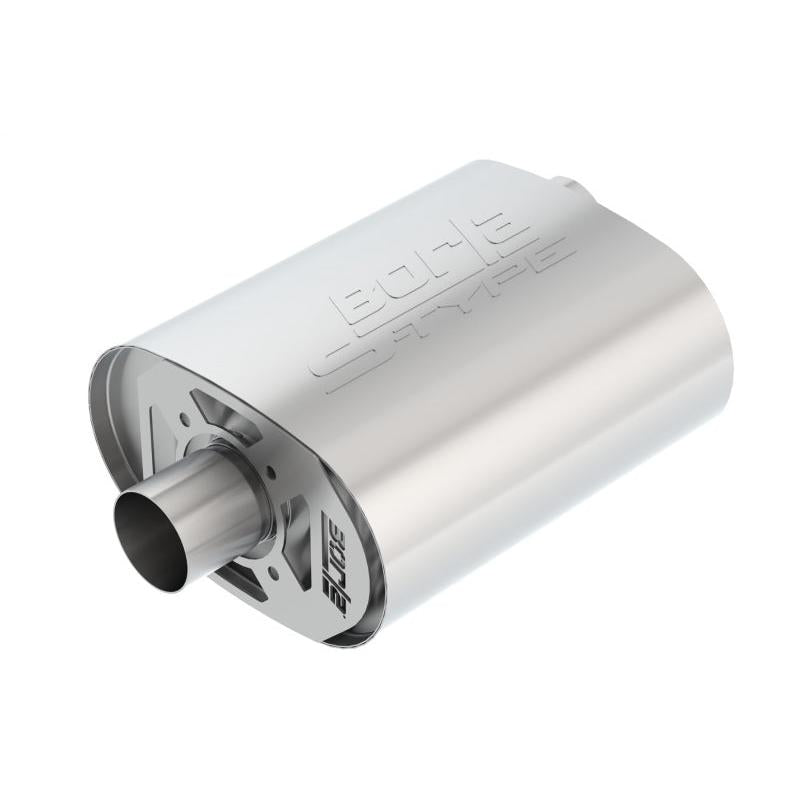Borla CrateMuffler Ford Coyote 5.0L S-Type 2.5in Offset/Center 12inx6inx10.34in Muffler-SR1 Performance