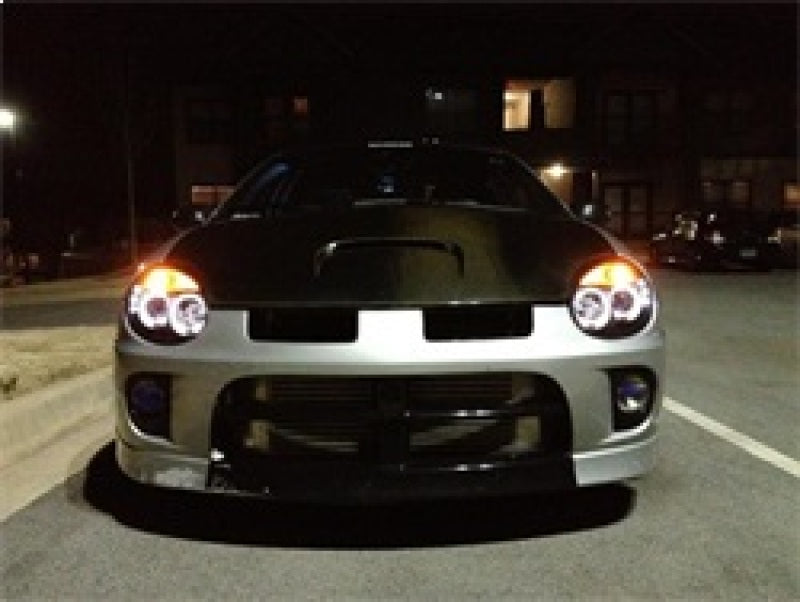 Spyder Dodge Neon 03-05 Projector Headlights LED Halo LED Black High H1 Low H1 PRO-YD-DN03-HL-BK-SR1 Performance
