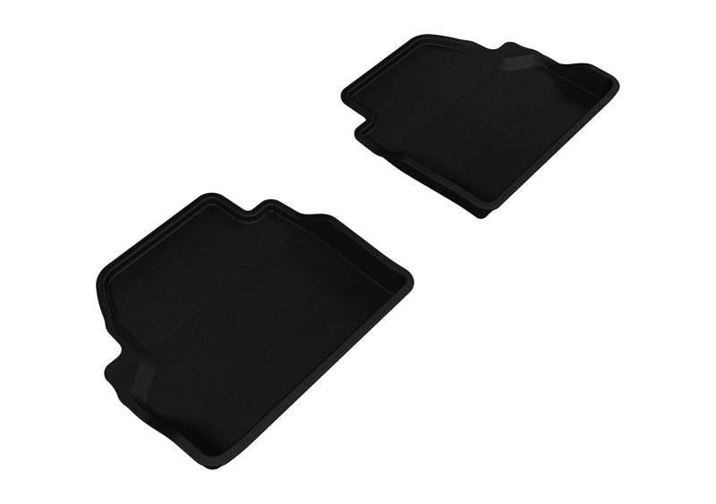 3D MAXpider 2014-2020 BMW 4 Series F32 Kagu 2nd Row Floormats - Black-SR1 Performance