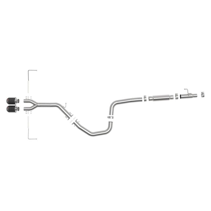 aFe Takeda Exhaust Cat-Back 19-20 Hyundai Veloster 304SS Carbon Fiber Dual Tips Exhaust-SR1 Performance
