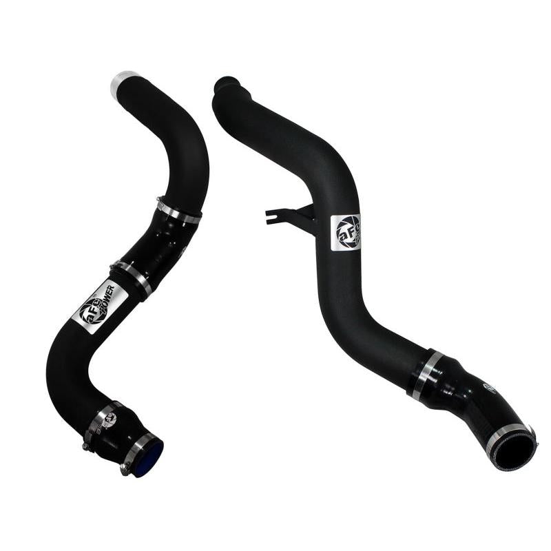 aFe Bladerunner 3in Black Intercooler Hot and Cold Side Tubes 14-15 Dodge Ram 1500 EcoDiesel V6 3.0L-SR1 Performance