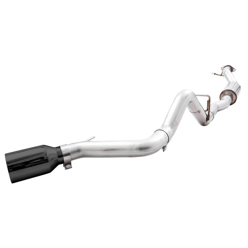AWE Tuning 2021+ Ford Bronco 0FG Single Rear Exit Exhaust w/Diamond Black Tip & Bash Guard-SR1 Performance