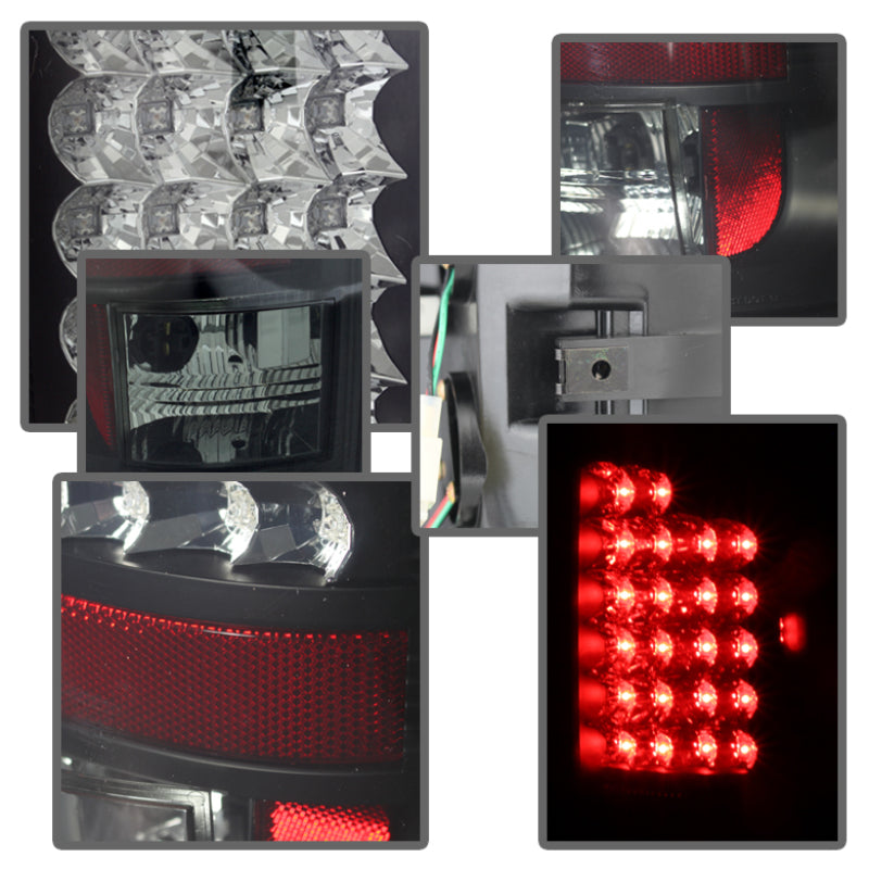 Spyder Dodge Ram 02-06 1500/Ram 2500/3500 03-06 LED Tail Light Black Smoke ALT-YD-DRAM02-LED-BSM-SR1 Performance
