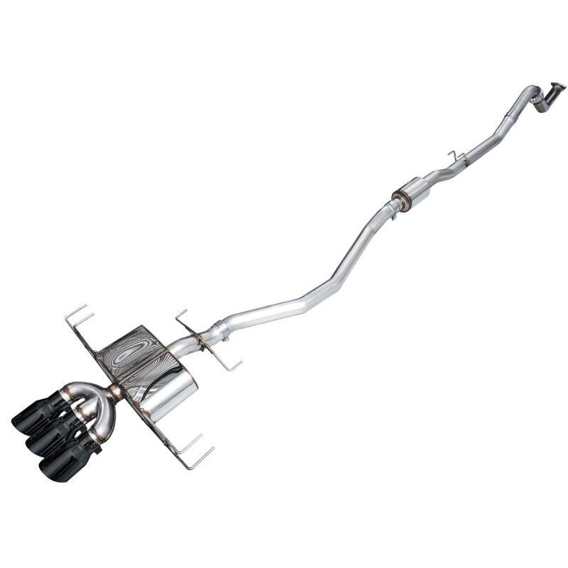 AWE Tuning 2024 Acura Integra Type S DE5 FWD Touring Edition Exhaust w/ Triple Diamond Black Tips-SR1 Performance