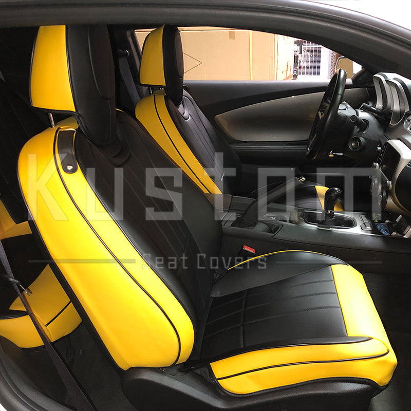 5th Gen Camaro Convertible Custom Leather Seat Covers